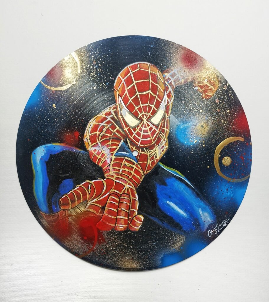 vinile spiderman cris lioci art spiderman cris lioci art