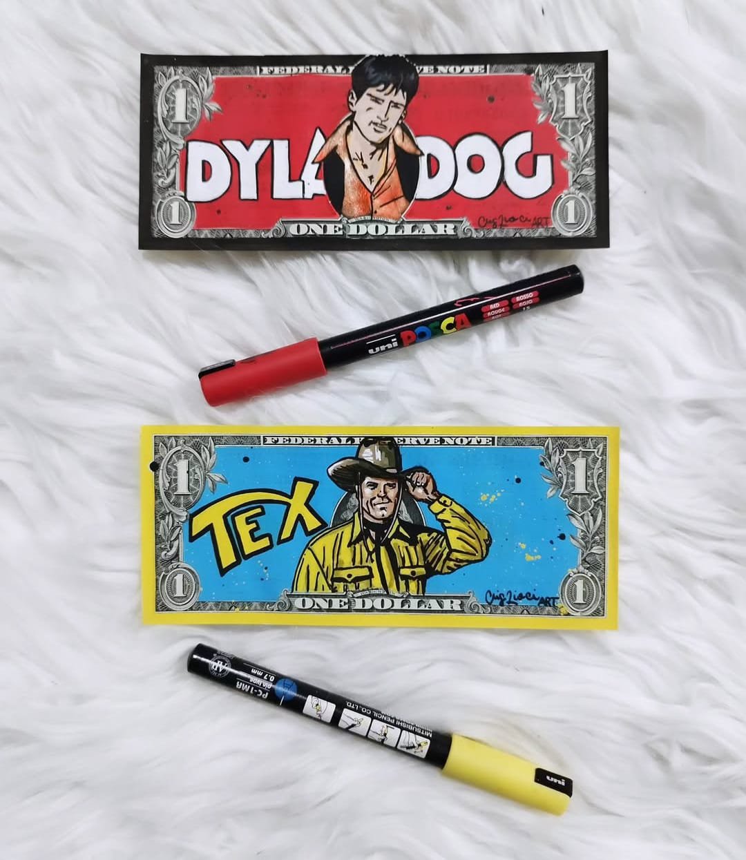 Dollar art Cris Lioci ART