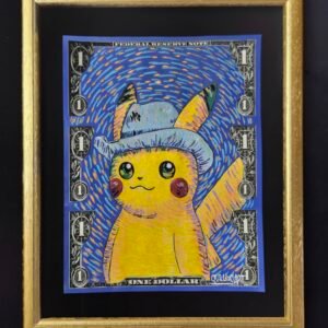 pikachu van gogh dollar art